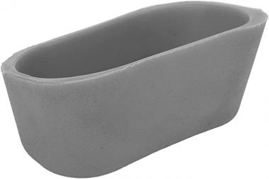 Kadimendium Shampoo Bowl Neck Rest, Comfortable Stable Exquisite Workmanship Wide Usage Bath Pillow for Home for Barber Salon(Grey)