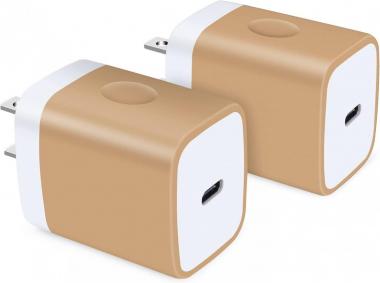 20W USB-C Power Adapter, 2Pack PD Type C Wall Charger Fast Charging Block for iPhone 14 SE 13 12 11 Pro Max, iPad Pro, AirPods Pro, Pixel 6 5 XL, Samsung Galaxy A53 A73 A33 A13 S22 S21 FE S20 Ultra 5G