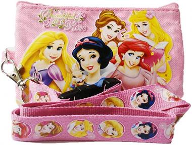 Disney Princess and Tangle Lanyard with Coin Purse 'Beautiful as a Rose"