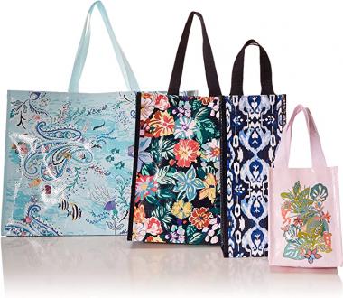 Vera Bradley 4 Piece Market Tote Bag Set