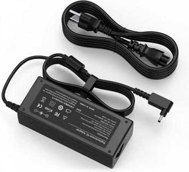 65W N15Q8 N15Q9 Laptop AC Adapter Charger for Acer ChromeBook C720 C720P R11 R13 CB3 CB5 CB5-571 C730E C731 C738T C740 N16P1 ADP-45FE F, Aspire chromebook 11 C740-C4PE A13-045N2A PA-1450-26 19V 2.37A