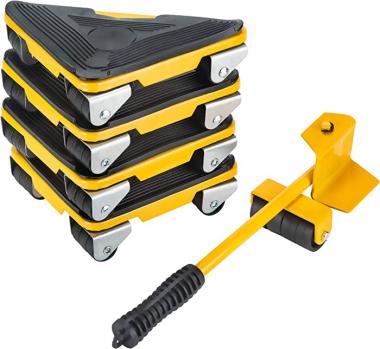 PRIMO SUPPLY Furniture Moving Tool - Heavy Furniture Corner Sliders - Mover Tool Set for Office, Home, Shop, Garage Heavy Lifter - Appliance Moving System - Easy Moving Appliance Rollers Logistics Set