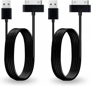 2Pack 3.3FT 30 Pin USB Charging Cable Cord for Samsung Galaxy Tab 2 10.1"/7.0",Tab 10.1"/8.9",Tab 7.7 Plus,Gt-n8013 Gt-p5113 Sgh-i497 Sch-i915 Note 10.1 GT-N8000,P5100,P3110,P7510 Tablet Charger Cable