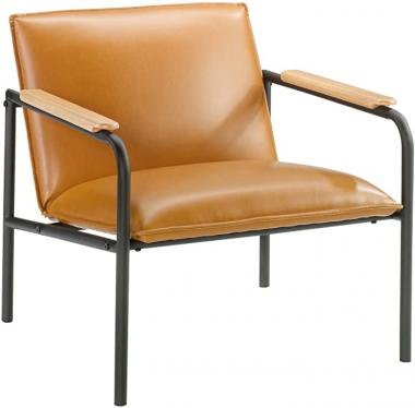 Sauder Boulevard Café Lounge Chair, Camel finish