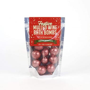 Gift Republic Festive Mulled Wine Bath Bombs, Multicolour