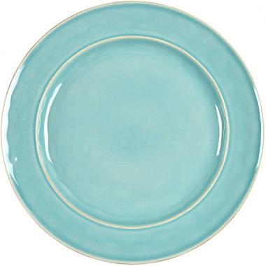 Pottery Barn Cambria Turquoise Small Dinner Plate