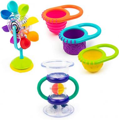 Sassy Whirling Wheel Waterfall, Double Dip Funnel & Flex N Fill Cups 5pc