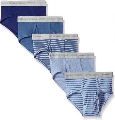 Hanes Boys' 5-Pack Comfort Flex Dyed Brief