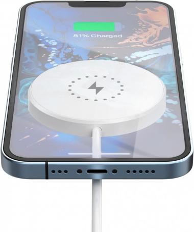 Cecomo 3 in 1 15W Fast Charger Wireless Magnetic Compatible with iPhone14/iPhone13/iPhone12/iPhone11 Pro/ProMax/Mini iWatch 7/6/5/4/3 AirPods/AirPods2 (No AC Adapter)