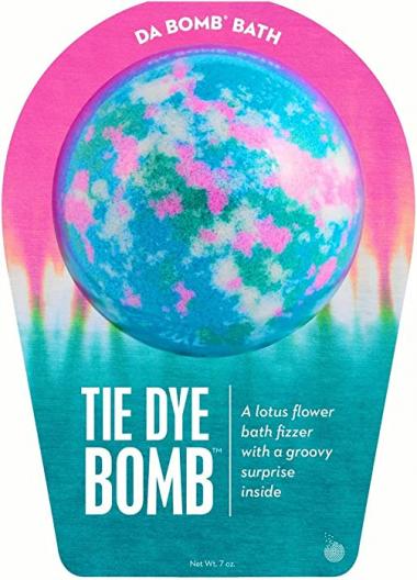 DA BOMB Tie Dye Blue Bath Bomb, 7oz,Multi,SQ3207418