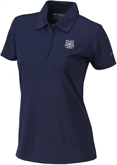 Columbia Golf Women's United States Coast Guard Logo Birdie Polo