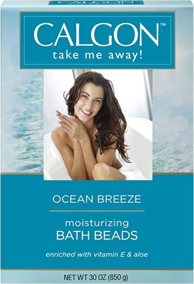 Calgon Ultra-Moisturizing Bath Beads, Ocean Breeze, 30 Ounce