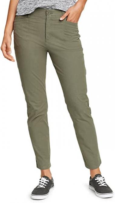 Eddie Bauer Women's Voyager High-Rise Chino Cargo Pants