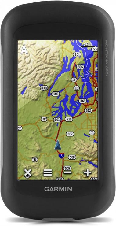 Garmin Montana 680t, Touchscreen Hiking Handheld, GPS/GLONASS and Preloaded TOPO Maps, 8 Megapixel Camera