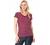 J. Village Women's Summer T-Shirt - Round and V-Neck Short Sleeve Super Soft Stretch Summer Tee Top