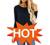 HIYIYEZI Fall Tops for Women Long Sleeve Side Split Casual Loose Tunic Top