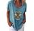 Womens Tops Dressy Casual Short Sleeve V Neck T Shirts Loose Funny Graphic Tees Tunic Cute Tops Summer T-Shirt Blouses