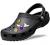 Crocs Mens and Womens Classic Clog w/Jibbitz Charms 5-Packs