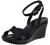 Crocs Women's Leigh II Adjustable Ankle Strap Wedge Comfort Sandal