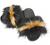 Jancoco Max Faux Fur Slides - Women's Fur Fluffy Slippers Furry Slides Summer Sandals Open Toe Indoor Outdoor Fuzzy Slides