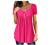 Women's V-Neck Henley T Shirt Flowy Pleated Tunic Blouse Summer Tops Floral Solid Button Down Short Sleeve Tee Shirts