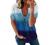 Womens Zipper Short Sleeve Tops and Blouses Casual Loose Fitting V Neck Tunics Trendy Color Block Tees Summer T Shirts