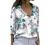 Women Fashion 2022 Floral Printed Casual Long Sleeve Button Down Shirts Tops Trendy V Neck Collar Blouses Tunic Top