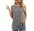 WIHOLL Tank Tops for Women Casual Summer Keyhole Neck Sleeveless Shirts Loose Blouses