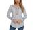 Urban CoCo Women's Long Sleeve Boho Shirt Embroidered Top