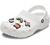 Crocs Mens and Womens Classic Clog w/Jibbitz Charms 5-Packs