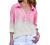 Womens Gradient Cotton Linen Shirt Button Down Long Sleeve Blouse Top Casual Trendy V Neck Collared Tunic Summer Tops