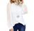 MIHOLL Women’s Long Sleeve Tops Lace Casual Loose Blouses T Shirts