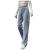 MASZONE High Waisted Jeans for Women Y2K Fashion Wide Leg Denim Pants Loose Back Butterfly Print Straight Trousers Jeans