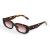 Long Keeper Small Rectangle Sunglasses Women UV 400 Retro Square Driving Glasses