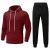 Men's Tracksuits,2 Piece Athletic Hoodie Tracksuit Set Activewear Full Zip Tracksuit Sports Set for Men Sweatsuit