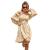 EXLURA Women Tie Back Long Lantern Sleeve Square Neck Ruffle Dress Elastic Waist Aline Casual Mini Dress