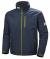 Helly-Hansen Men's Crew Hooded Midlayer Fleece Lined Waterproof Raincoat Jacket