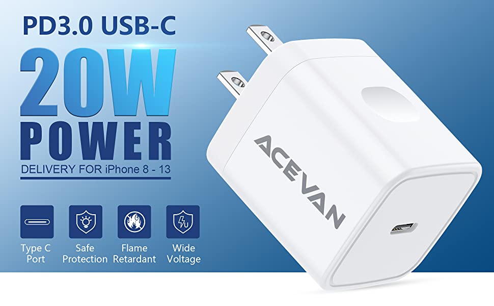 usb c charger 20W