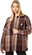 Carhartt Women's Loose Fit Heavyweight Twill Long-Sleeve Plaid Shirt