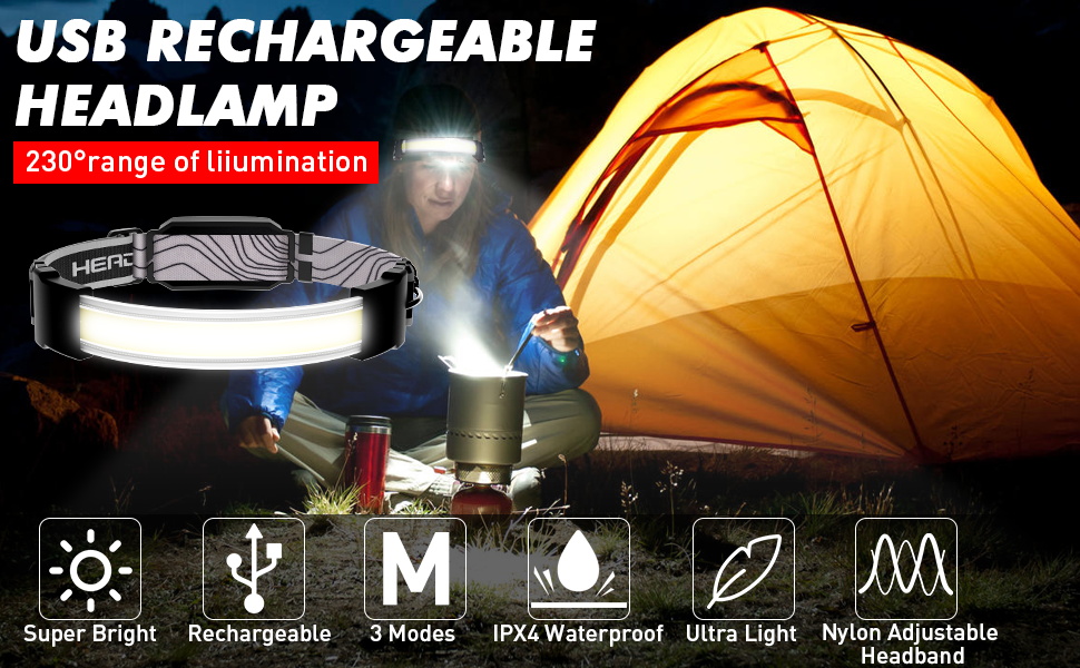 rechargeable headlamp