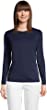 Lands' End Women's Tall Relaxed Supima Cotton Long Sleeve Crewneck T-Shirt