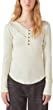 Lucky Brand Women's Long Sleeve Trim Mix Henley