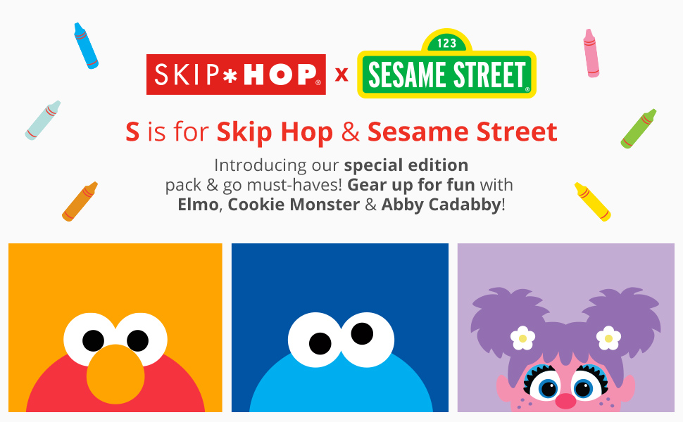 S is for Skip Hop & Sesame Street