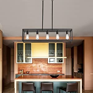 island light install in the Kitchen island