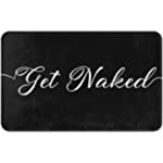 Get Naked Cute Bathroom Rugs Non Slip Soft Absorbent Bath Mat, Washable Floor Rug Carpets Indoor Floor Bath Mats Decoration for Living Room 31.5X19.5 inch