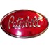 Classic American Truck Peter Red Metal Enamel Belt Buckle