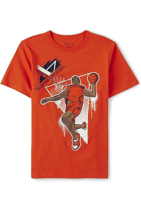 Baby Boys' Short Sleeve Sports Graphic T-Shirt