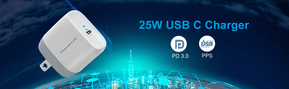 25W USB C charger