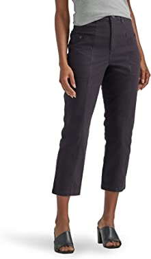 Lee Women's Ultra Lux High Rise Seamed Crop Capri Pant