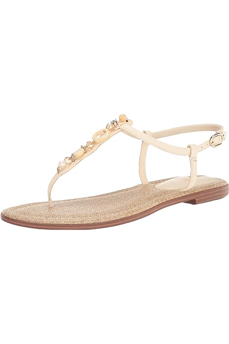 Women's Gigi Flat Sandal, Modern Ivory, 5